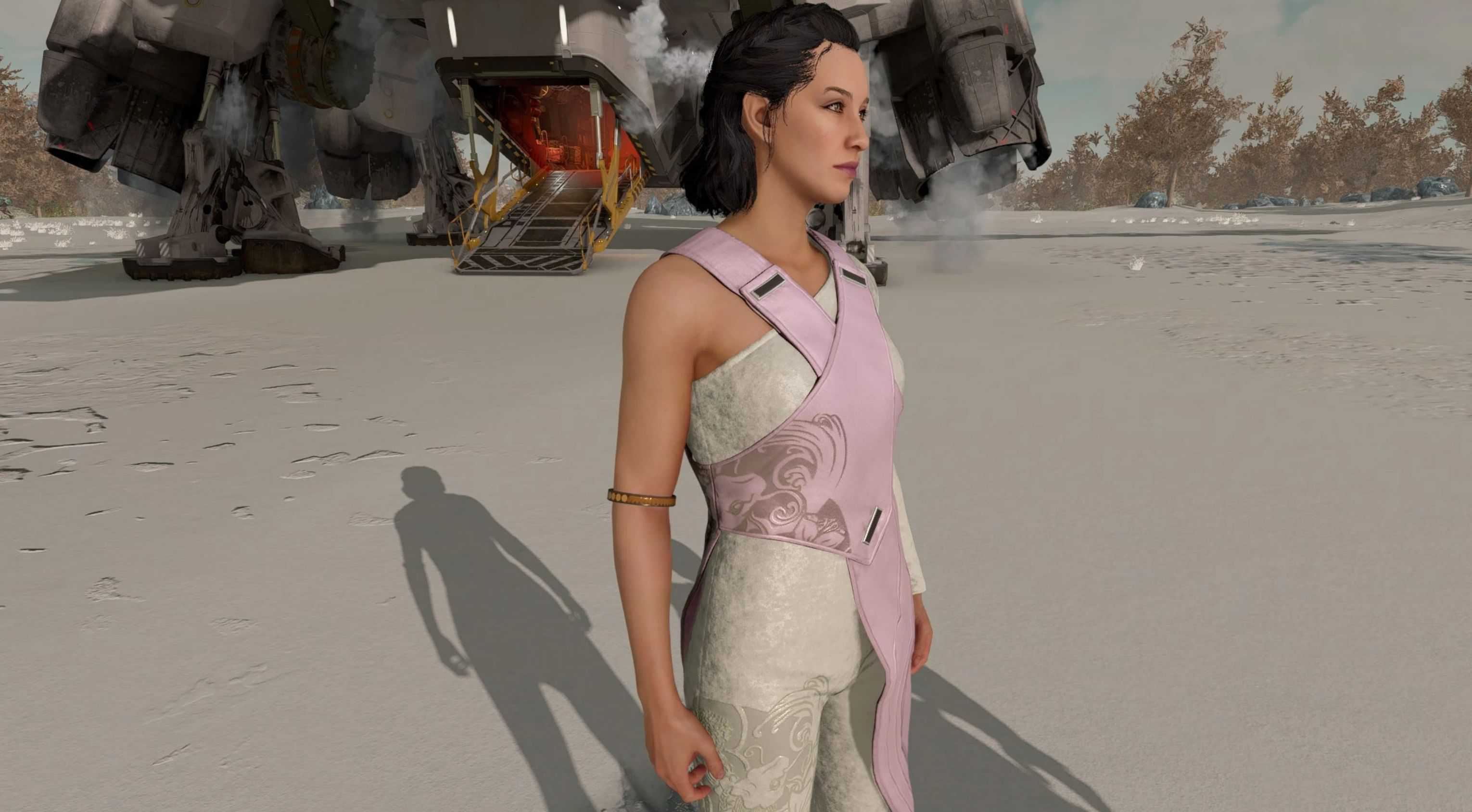 Andreja Default Clothing Recolor Starfield Mod Download