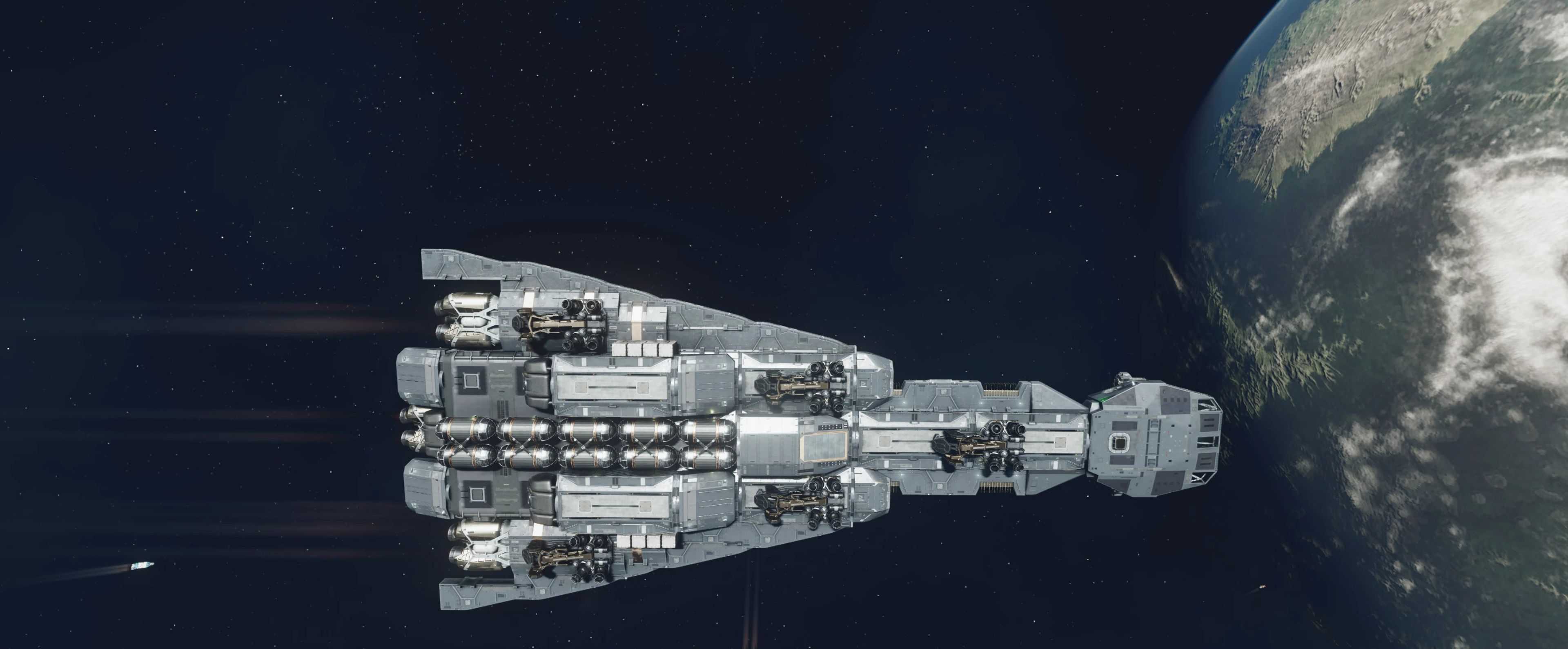 Super Cargo Ship and New Concept Jump Ship | Starfield Mod Download